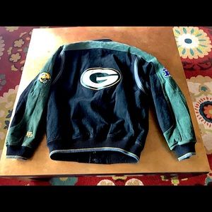 Green Bay Packers L Suede Jacket